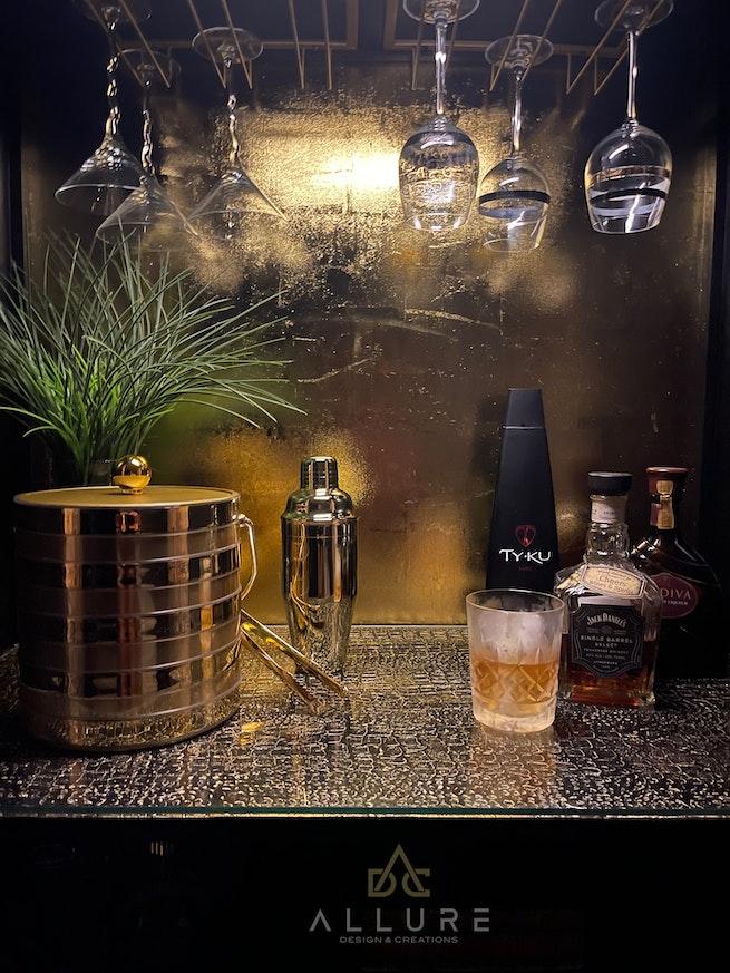 Klimt Inspired Drinks Cabinet image 5