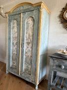 Antique French Pine Rustic Cabinet image 6