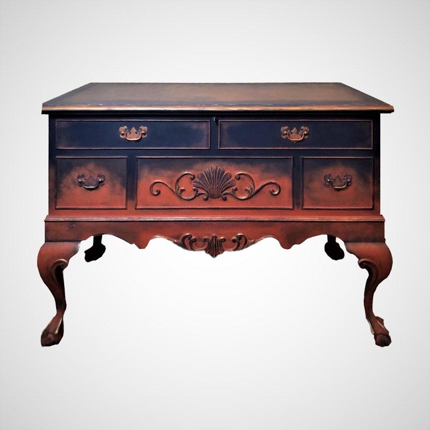 Bold and elegant Queen Anna style chest buffet image 11