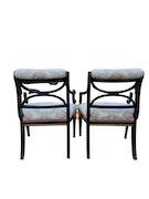 Hand painted, Hollywood Regency style sold as set of 2 image 5