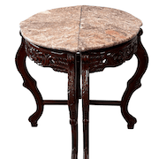 Ornate Carved Marble Console Tables image 3