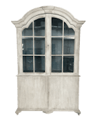 Gustavian Style Painted Zentique China Cabinet image 1