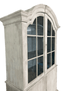 Gustavian Style Painted Zentique China Cabinet image 2
