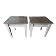 Rustic End tables (pair) image 1