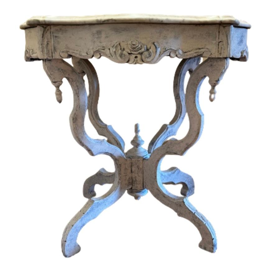 Marble Top Parlor Table image 1