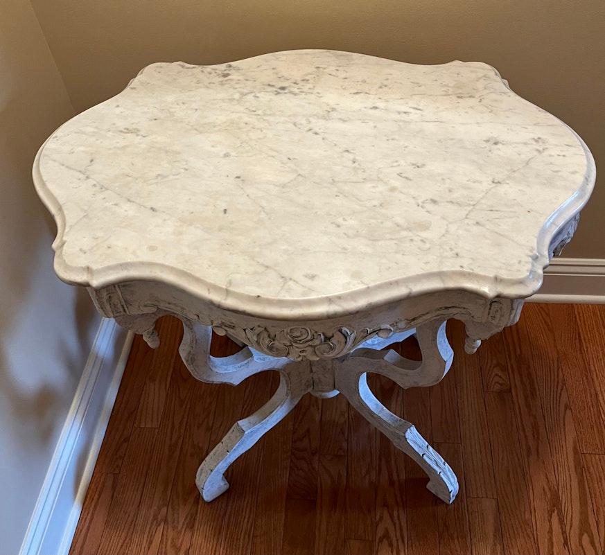 Marble Top Parlor Table image 7