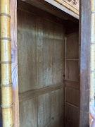 Antique Pine Faux Bamboo Armoire image 5
