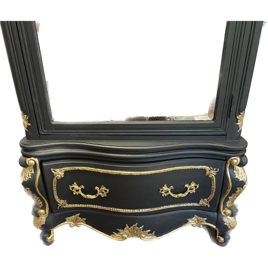 Nicolette Black/Gold Armoire from Horchow and Neiman Marcus image 5