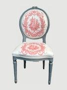 Sweet Petite 1930's Carved Louis XIV Chair image 1