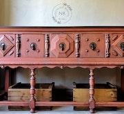 Rustic Patina Style Buffet Table image 13
