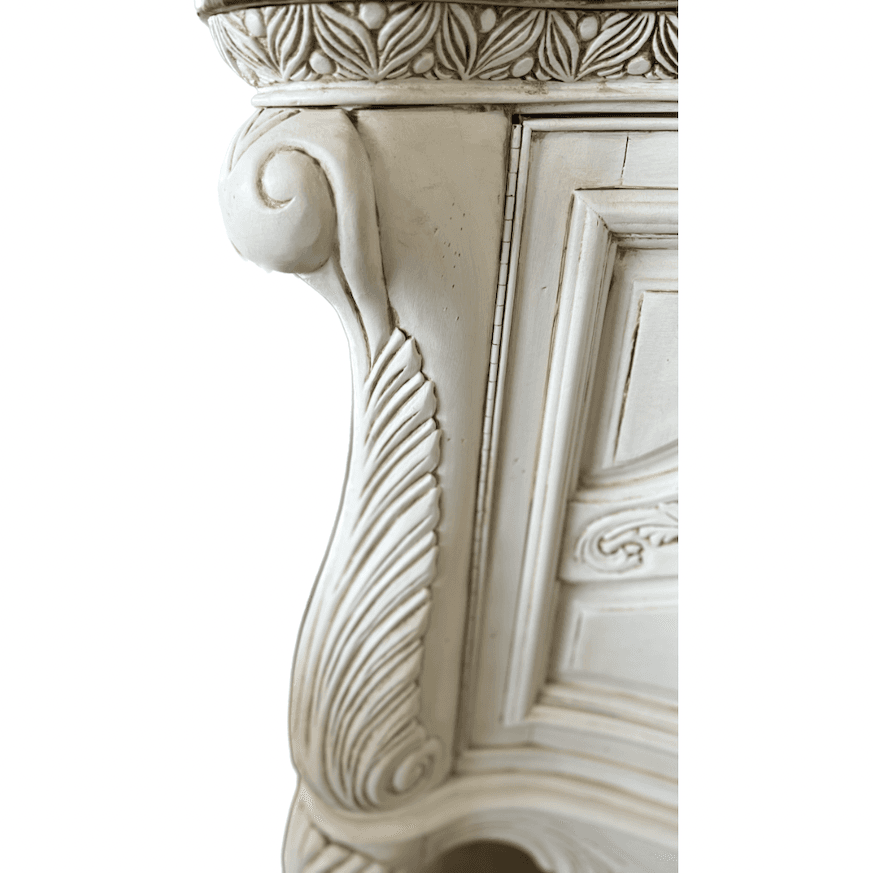 Elaborate Marble Top Buffet with Lion Claw feet image 6