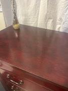 Burgundy Wine Hand Painted Stained Dresser image 2