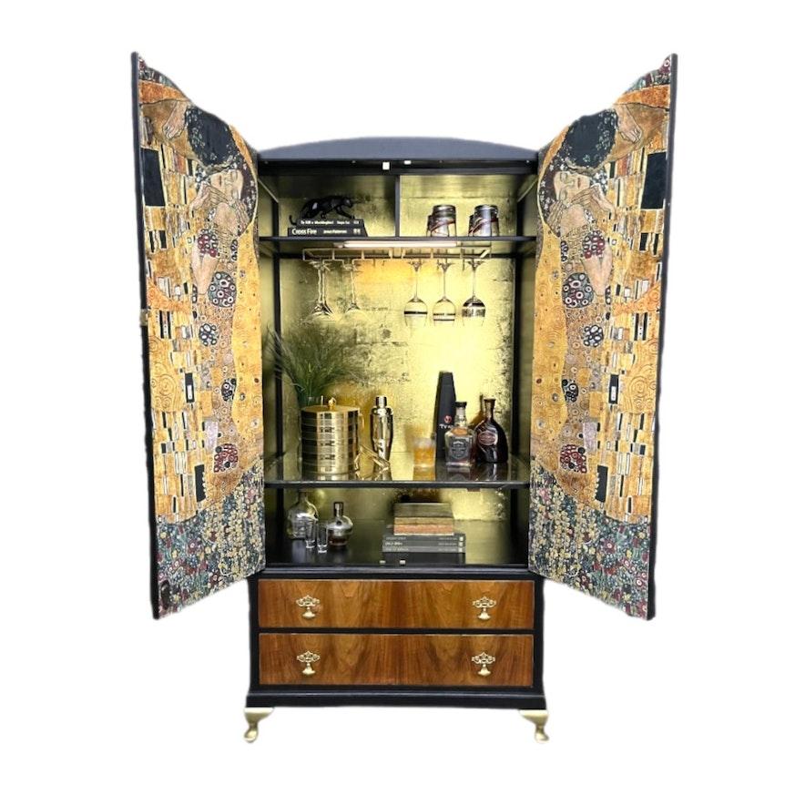 Klimt Inspired Drinks Cabinet image 2