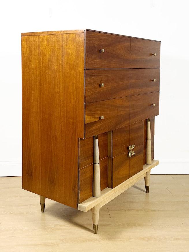 Vintage Mid Century Tall Dresser, Mainline by Hooker image 6