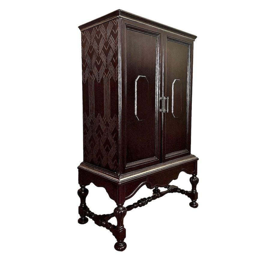 Jacobean Style Drinks Cabinet image 1
