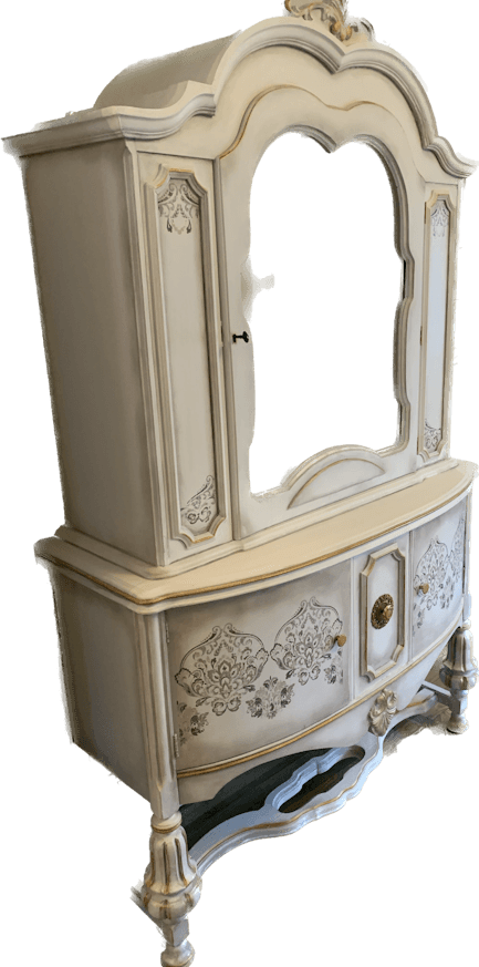 Vintage French Provincial Display Cabinet image 4