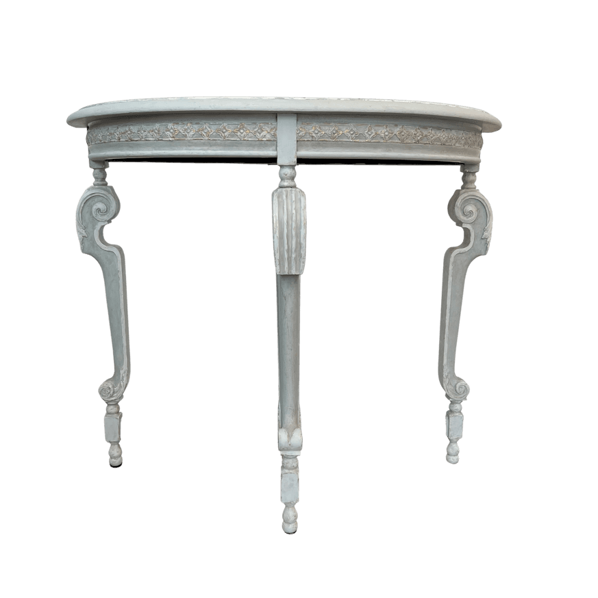 French Demi-Lune Table image 1