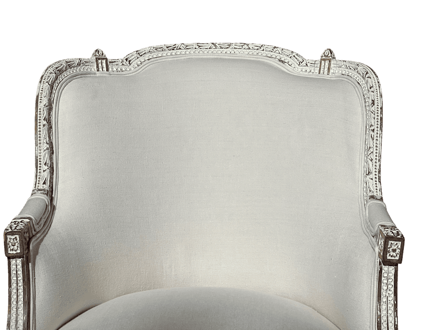 Upholstered Antique Chair image 2