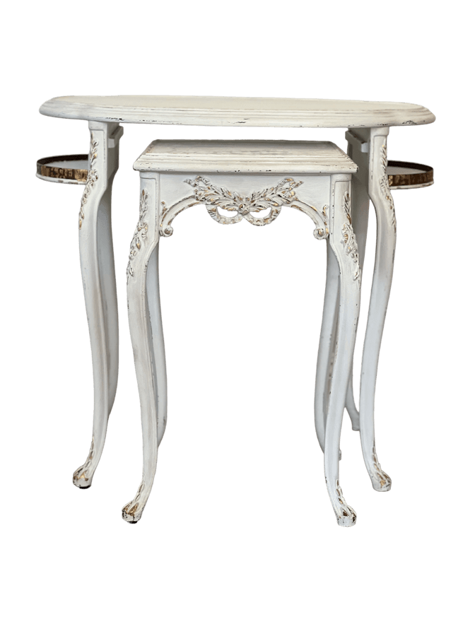 Set of 2 French Nesting Tables image 1