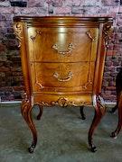 Set of Louis XV Style French Provincial nightstands image 7