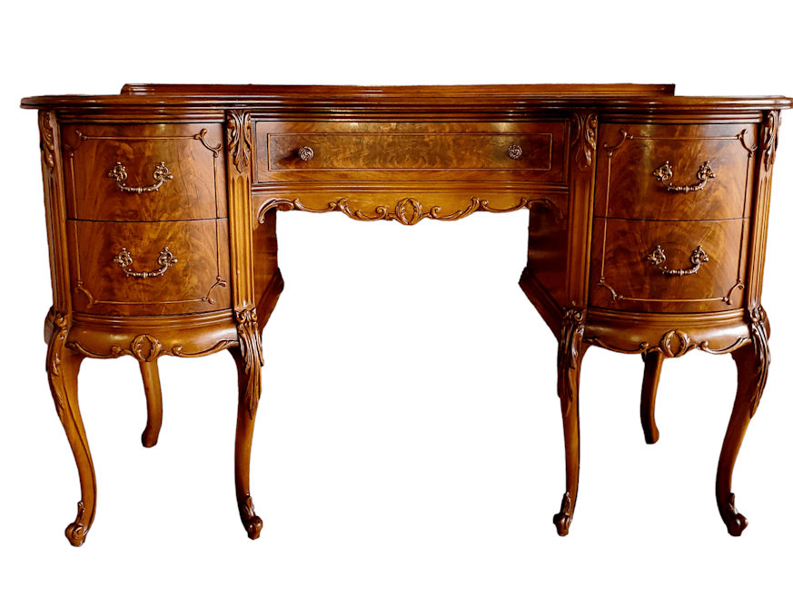Stunning Louis XV Style French provincial desk image 1