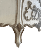 French Rococo Style Dresser in Gesso and Milk Paint image 3