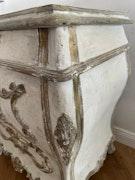 French Rococo Style Dresser in Gesso and Milk Paint image 7