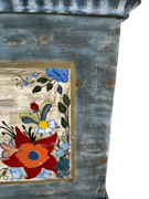 Folk Art Rosemaling Painted Blanket chest 19th century image 4