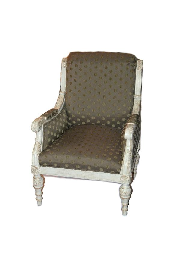 Distressed antique chair image 1