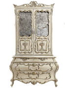 Mid Century French Rococo Style Armoire image 1