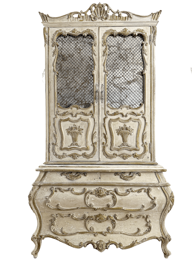 Mid Century French Rococo Style Armoire image 1