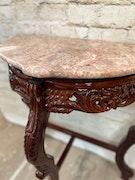 Ornate Carved Marble Console Table image 2