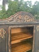 Antique Once Upon a Time Jacobean China Cabinet image 5
