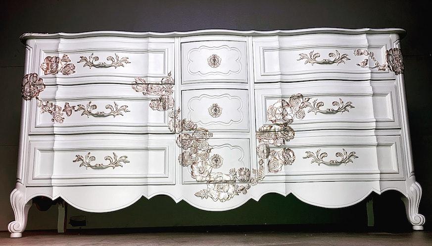 Ornate French Provincial Dresser image 1