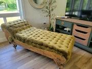 1900s Fainting Couch image 3