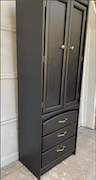 Tall black armoire image 10