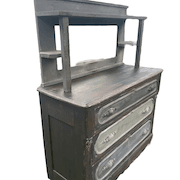 Eastlake Sideboard with Reclaimed Antique Mirror image 1